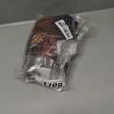 Round Fitted Tablecloth with Elastic Edge, Waterproof Stain Resistant Fabric Table Cover for 37"-44" Round Table, Indoor Outdoor Dining, Kitchen Decor, Camping, Party, Holiday, Walnut Wood