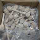 Lawei 100 Pack Mini Wooden Honey Dipper Sticks - 3 Inch Honey Dippers Server for Honey Dispense Drizzle Honey and Wedding Party Favors