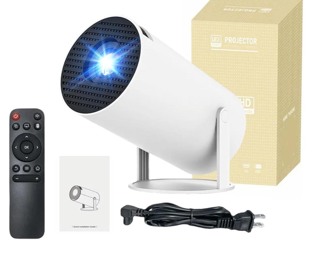 Projector – Window Projector, Mini Projector with Wifi and Bluetooth, 4k Projector, Auto Keystone, Low Latency & 180° Rotation Projector for Bedroom