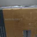 DUMOS Criss Cross Chair with Wheels, Legged Office Armless Wide Desk Seat with Dual-Purpose Base, Adjustable Swivel Teddy Fabric Task Vanity Home Bedroom, Pink