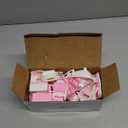 35 Pcs Dollhouse Furniture Accessories Set Mini House Furniture Small Dollhouse Miniature Furniture Play House Accessories 1:12 Tiny Kitchen Bedroom LivingRoom Bathroom Boy Girl Toddler3Y+ (A Set) Pink