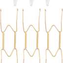 Bilillo 3 Pack Plate Hangers for Wall, Suitable for 8-10 Inch Art, Stainless Steel Invisible Heavy Duty Wire Holder With Wall Hooks for Displaying Plates, Platters, Dishes