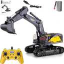 Remote Control Excavator 22 Channel RC ExcavatorTruck Vehicle Toy huina 1:14 Scale Excavator 2.4Ghz Construction with Sound and Lights, Large