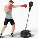 Punching Bag with Stand, Boxing Bag for Adults - Height Adjustable - Speed Bag for Training, Boxing Equipment, Stress Relief & Fitness