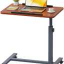 Furist Overbed Bedside Table with Wheels, Medical Hospital Bed Table, Bed Table with Wheels, Rolling Tray for Hospital and Home Use