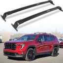 Fit for 2024 2025 2026 GMC Acadia Roof Rack Cross Bar 220lbs Crossbars Cargo Bars Luggage Carrier Rooftop Accessories (with Side Roof Rails)