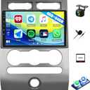 4G+64G Car Radio Stereo for Ford Expedition 2007-2014 with Wireless CarPlay Android Auto 9" Touchscreen Radio Android 13 Car Stereo with GPS Navigation Bluetooth 5.0 32EQ FM Backup Camera (Manual AC)