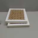 KINLINK 9x12 Kids Art Frame Set of 2, Solid Wood Kids Artwork Frames Changeable with Front Opening Hold 150 Pictures, Art Frames for Kids Art with Matwithout Mat 9x12 Picture Frame White