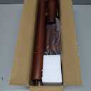 Pipishell Sturdy Wooden Coat Tree with 8 Hooks, 3 Adjustable Sizes for Clothes, Hat Stand Used in Bedroom/Office/Entryway, Brown