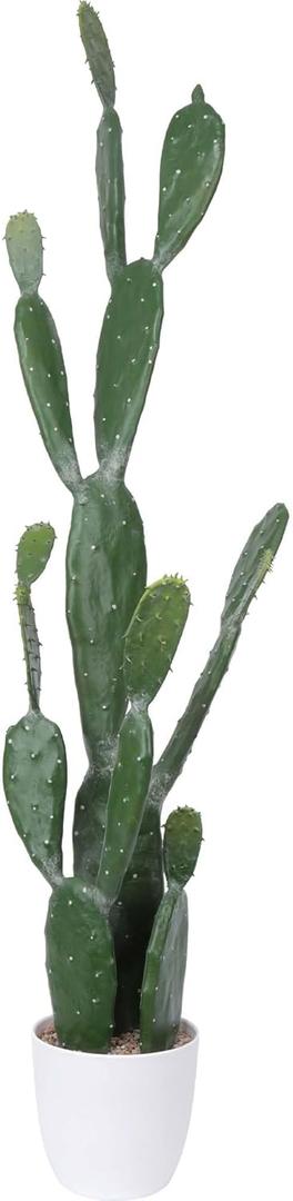 42Inch Artificial Cactus Faux Cacti Fake Cactus Saguaro Potted Plants for Indoor Outdoor Home Offices Store Decoration