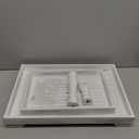 Rustic Wooden 2 Tiered Tray Stand, Farmhouse Tiered Serving Tray Decor, Rectangle Wood Display Stands for Food Fruits Cupcake and Seasonal Festive Decorations (White)