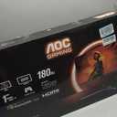 AOC Q27G3XMN 27" QHD Gaming Monitor, 2560x1440, Mini LED, 180Hz 1ms GtG, HDR 1000, sRGB137.5%, HDMI 2.0 x 1, DisplayPort 1.4 x1, Adaptive Sync, 3-Year Zero-Bright-dot