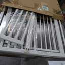 Lumizone Extra Tall Cat Gate 55.12" High Pressure Mounted Extra Wide 2025 New (17 Sizes) 1.37" Gap No Drilling Auto-Close One-Handed Operation Tall Pet Gate for Dogs