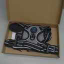 PHOEPET No Pull Dog Harness Medium Reflective Front Clip Vest with Handle,Adjustable 2 Metal Rings 3 Buckles,Easy to Put on & Take Off (M, Grey) (Gray)