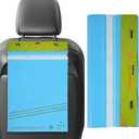 40 Pcs Disposable Car Trash Bag - Large Capacity - Car Garbage Bag Hanging from Headrest - Easy to Stick-On, Leakproof, Smellproof Car Trash Can - Ideal for Travel, Camping, and Home Use (Blue) (40 Count (Pack of 1))