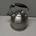 Tea Kettle for Stovetop, Food Grade Stainless Steel Water Kettle, Tea Pot for Home & Kitchen, 3.0 Qt (Silver)