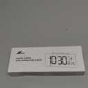 Netzu Alarm Clocks for Bedrooms, Digital Clock with Date Temperature and Weekday, Manual DST, Snooze, 2 Alarms, 4 Volumes for Living Room Home Bedside Desk (Black)