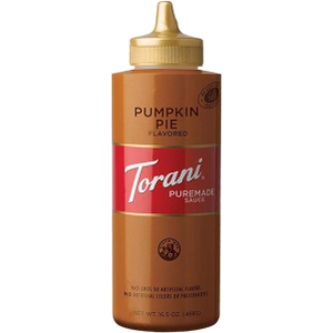 Torani Puremade Sauce, Pumpkin Pie, Squeeze Bottle, 16.5 Ounces EXP. 06/30/2026
