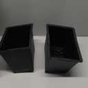 Bed Risers 2 inch, 3 inch, 4 inch, 5 inch, 6 inch Heavy Duty, Oversized Furniture Riser for Couch Sofa Table Desk Chair Recliner Leg Frame Dorm, Support up to 6000 Lbs (Black 6 inch, 4 Pack)