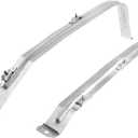 A-Premium Set of 2PCS Fuel Tank Straps Compatible with Acura MDX 2007-2013, ZDX 2010-2013 & Honda Pilot 2009-2015 - Sport Utility, SOHC 6Cyl 3.7L 3.5L, Gray, Bolt-On, Replace for# 17521STXA00