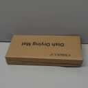 CHIKILLA Silicone Dish Drying Mat for Kitchen Counter, Fast Drainage Design for Vegetables Fruits, Heat Resistant, Non-Slip , Dishwasher Safe  15.7x13 inch Silk Gray