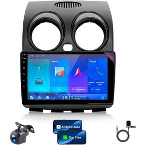 2+64G Car Radio for Nissan Rogue 9 inch Touch Screen 2007-2015 Stereo,Wireless Carplay/Andriod Auto/Bluetooth/WiFi//EQ Audio/AM/FM/Navigation/AHD Camera