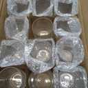 24 Pack Votive Candle Holders, Clear Glass Tealight Candle Holders DIY Wax Filling for Wedding, Tea Light Candles Holder for Home Table Decoration