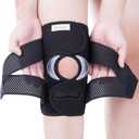 Galvaran Professional Knee Brace for Women & Men Breathable Knee Support with Side Stabilizers, Adjustable knee brace for Meniscus Tear, ACL, MCL Arthritis Knee Pain Relief,Injury Recovery (Medium, Black)