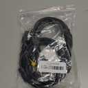 4 Prong to 3 Prong Dryer Plug Adapter with Green Ground Wire, Connects 4-Prong New Dryer Female to 3 Prong Old Dryer Male Receptacle, NEMA 10-30P to 14-30R Dryer Adapter,STW 10AWG 1.5 FT