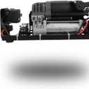 Airmatic Air Suspension Compressor Air Pump Kit Replacement 37206789450 37206864215 for BMW F01 F02 F04 F11 535i 550i 740i 740Ld 750i 760Li Alpina B7((Includes Bracket + valve block))
