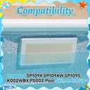 2 x Pool Skimmer Plug Wide Mouth Skimmer Plug Winter with 3 Pcs Pool Winterizing Plugs Stainless Steel, 3 Sizes, 1in, 1.5in, 2in