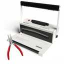 TruBind Coil Binding Machine with Electric Coil Inserter and Adjustable Side Margin | 20 Sheet Punch Capacity | Bind up to 440 Sheets | 46 Fully Disengageable Dies | 4:1 Pitch |