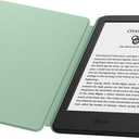 Amazon Kindle Case, Thin and Lightweight, Foldable Protective Cover - Fabric (Green)