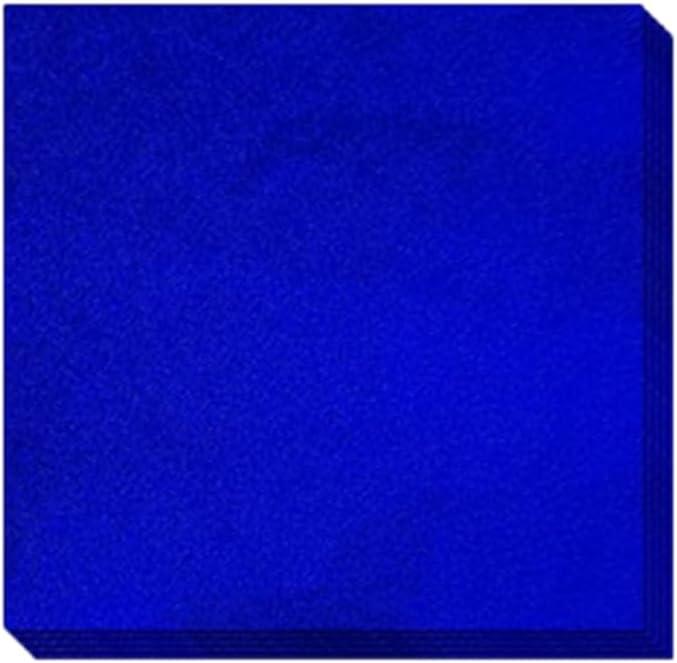 400 Sheets Square Royal Blue Chocolate Bar Wrappers,4x4" Frosted Foil Candy Wrappers,Nonstick Caramel Wrappers,Aluminum Individual Packaging for Mother's Day Birthday Wedding Christmas Party Favor