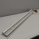 Cordless Room Darkening Mini Blind - 34 Inch Width, 64 Inch Length, 1" Slat Size - Gray - Cordless GII Deluxe Sundown Horizontal Windows Blinds for Interior by Achim Home Decor