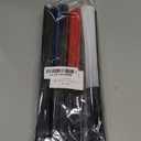 4 Pcs Boots on The Ground Hand Fan, Multi-color Boots on The Ground Fan, Large Rave Fan, Clap Fans for Line Dancing, Hand Fans for Women Foldable, Concerts, Church, Party, Performance, Gift,Wedding (blue white black red)