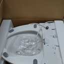 Bidet Toilet Seat, Elongated, Electric, Warm Water, Air Dryer, Heated Seat and Slow Close Lid, Front and Rear Wash, Night light, Wireless Remote, 102 (Elongated)