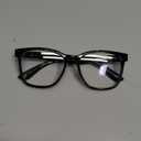 AEZUNI Oversize Square Reading Glasses for Women Oversized Trendy Large Readers 1.0 1.5 2.0 2.5 3.0 3.5 (Black,1.00)