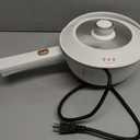 Bear Hot Pot Electric, 2L Multifunctional Portable Cooking Pot, 1000W Rapid Noodles Electric, Non-Stick Frying Pans for Steak, Egg, Ramen, Oatmeal With Dual Power Adjustment