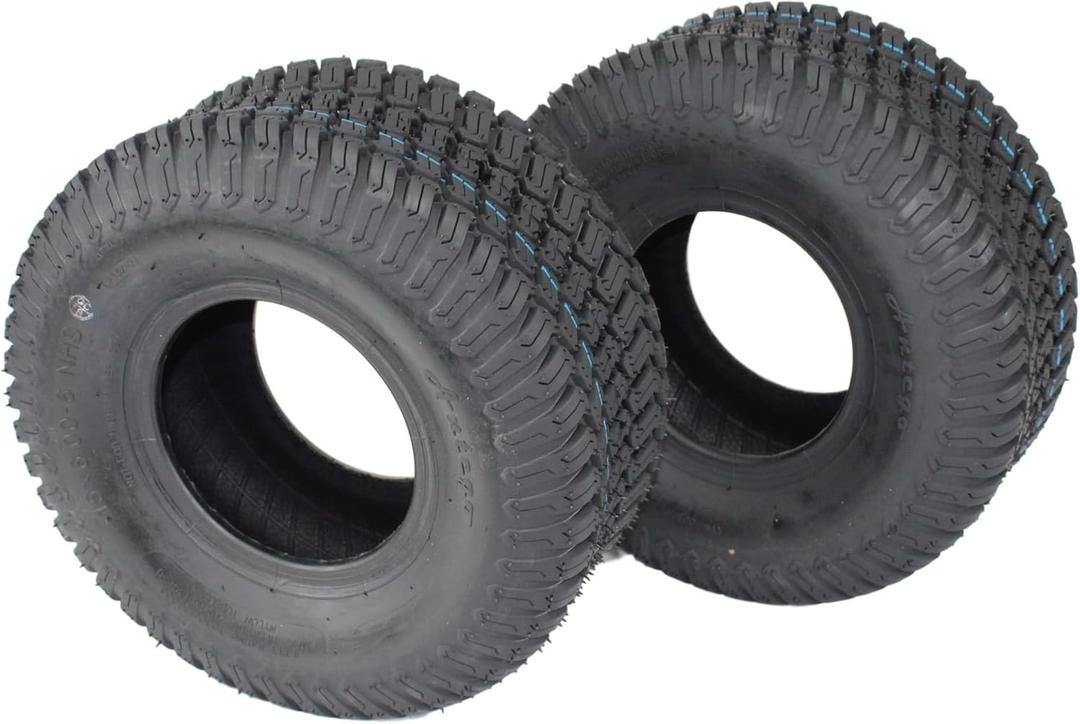 Antego Tire & Wheel 15x6.00-6 4 PLY TURF TIRES FOR LAWN & GARDEN ((Single)) ATW-003