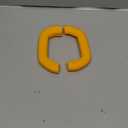Karltys 2 Tow Hook Covers for Rivian R1S & R1T 2022-2025, Yellow Hitch Cover Front Customized Tow Hooks Compatible with Rivian Accessories 2025