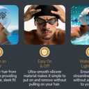 Faith-Based Silicone Swim Cap - Jesus is King & He is Risen Religious Swim Cap for Adults & Kids - Waterproof, Durable, Comfortable - Swimming Cap