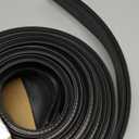 Tallew 2.6 Inch Rv Slide Out Seal Black Clip Rubber Seal Wiper, Camper Slideout Weather Stripping Rv Door Window Channel Mounts for Truck Seam Protecting Replacement Trim(15 ft)