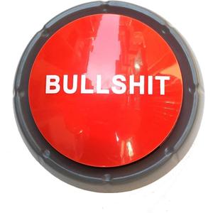 Joffreg The Bullshit Button BS Button Desktop Sound Toy