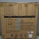 InnoTruth 29.540.75" Baby Gate for Stairs, 30" Tall Dog Gates for Doorways & Hallways, Safety Gate for Kids & Pets, Pressure-Mounted Walk-Through with Dual Lock & 2-Way Swing, White