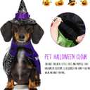 BESPORTBLE 1 Set Halloween Cat Costume Cat Cloak Hat Dog Halloween Costume Costumes for s Puppy Pet