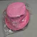 Top Hats for Adults and Kids Costume Magician Hat Prom Dance Deluxe Felt Tuxedo Dress Up Formal Hat-Unisex (31cm*27cm, 01-pink)