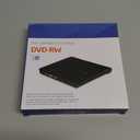 External DVD Drive USB 3.0 Type-C CD Burner Portable CD +/-RW Drive DVD Player for ROM Rewriter Burner Compatible with Laptop Desktop PC Windows MacBook Linux Mac OS