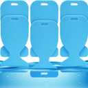 Talltalk 6 Pcs Saddle Water Seats Saddle Float Chair Soft Comfort Foam Water Seats Adults Float Lounge Seat for Pool Lake Beaches (Blue)