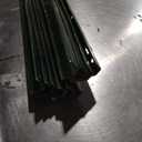 Metal Fence Post 7feet, Heavy Duty Garden Fence Post for Holding Wire Fence, Sign U Post Pack of 10 Sturdy Outdoor No Dig Fence Post for Garden Yard Green